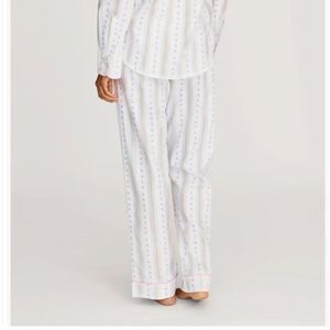 NEW Petite Plume Women's Brushed Twill Cotton Pajama (Pants only) Size Large